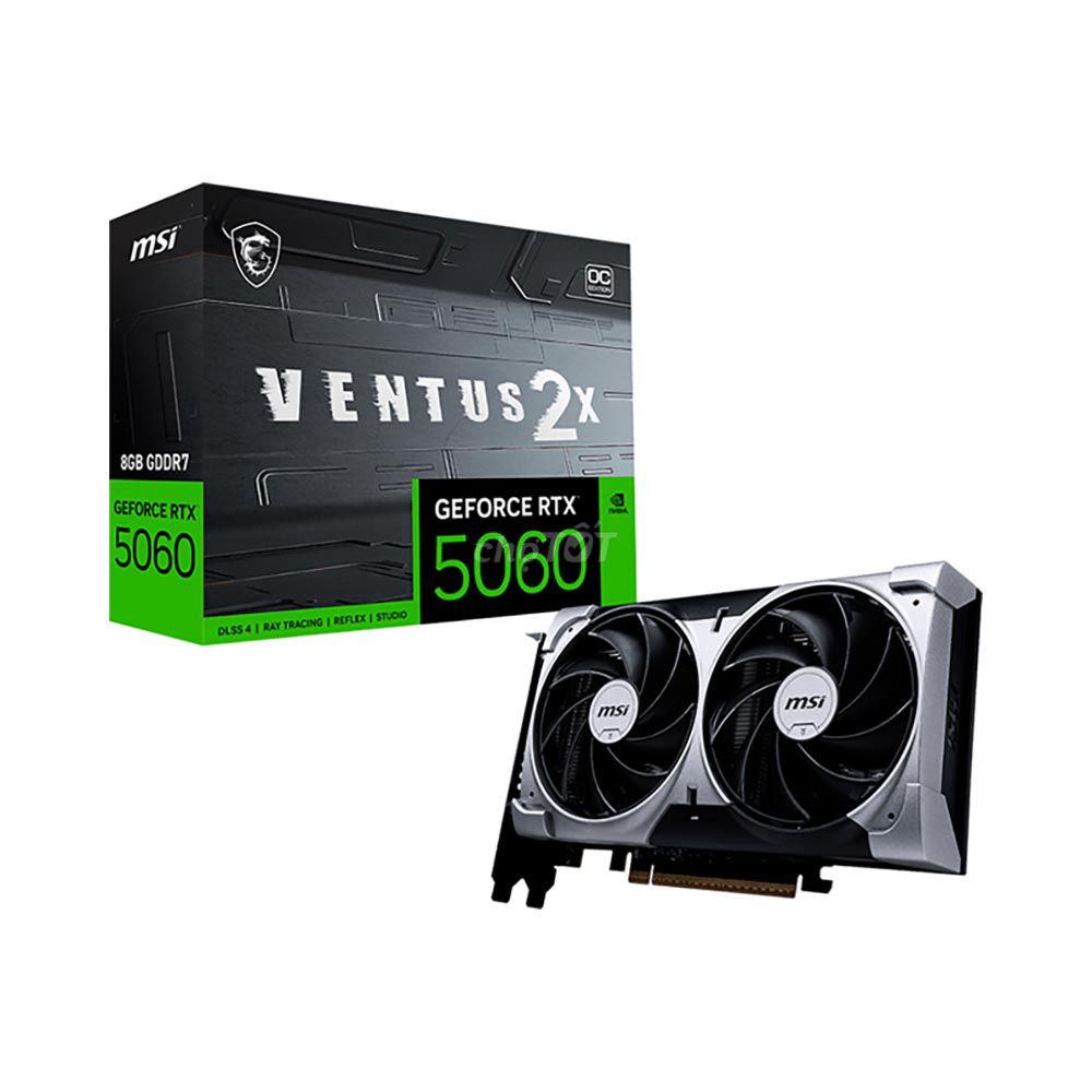 Card đồ họa MSI GeForce RTX 5060 VENTUS 2X OC 8GB. Mua bán Linh kiện (RAM, Card...) tại Thành phố Bạc Liêu Bạc Liêu được đăng bởi Nhat hình 1