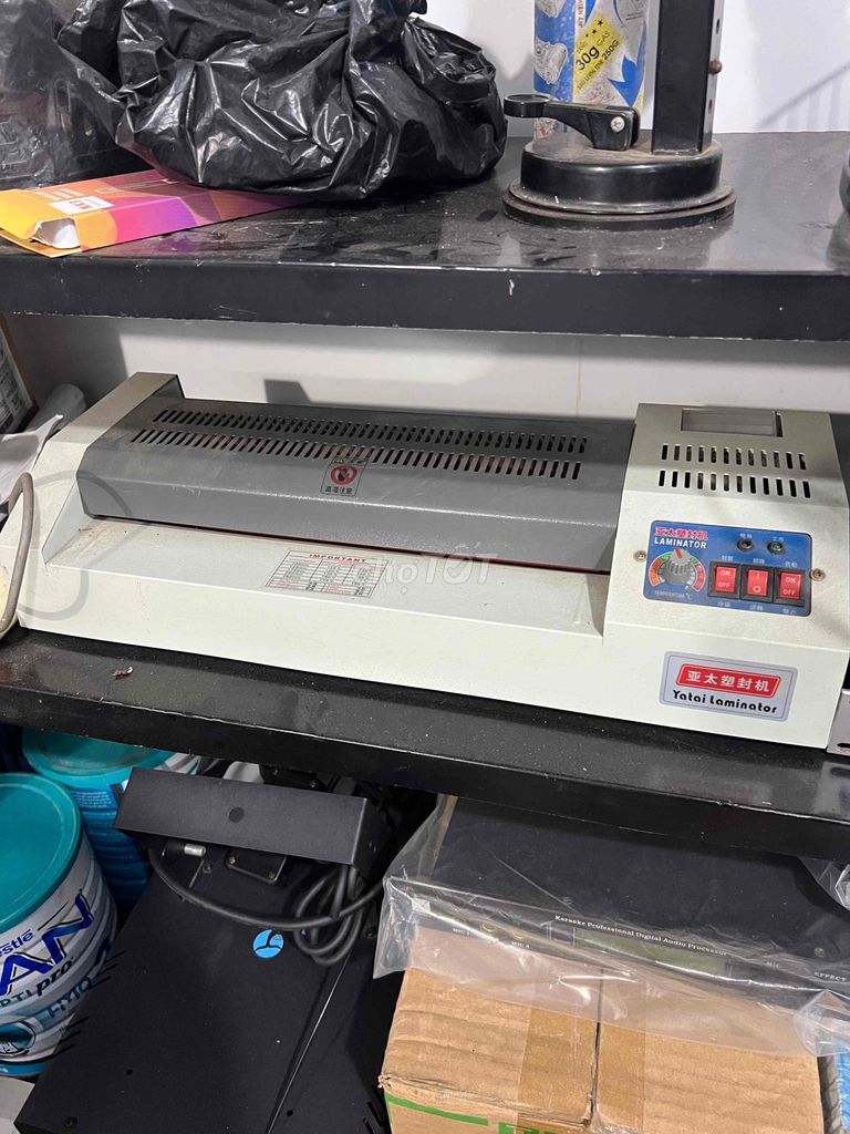 Máy ép nhiệt Yatai Laminator Xám. Mua bán Đồ dùng văn phòng tại Huyện Long Thành Đồng Nai được đăng bởi  TrongCương hình 1