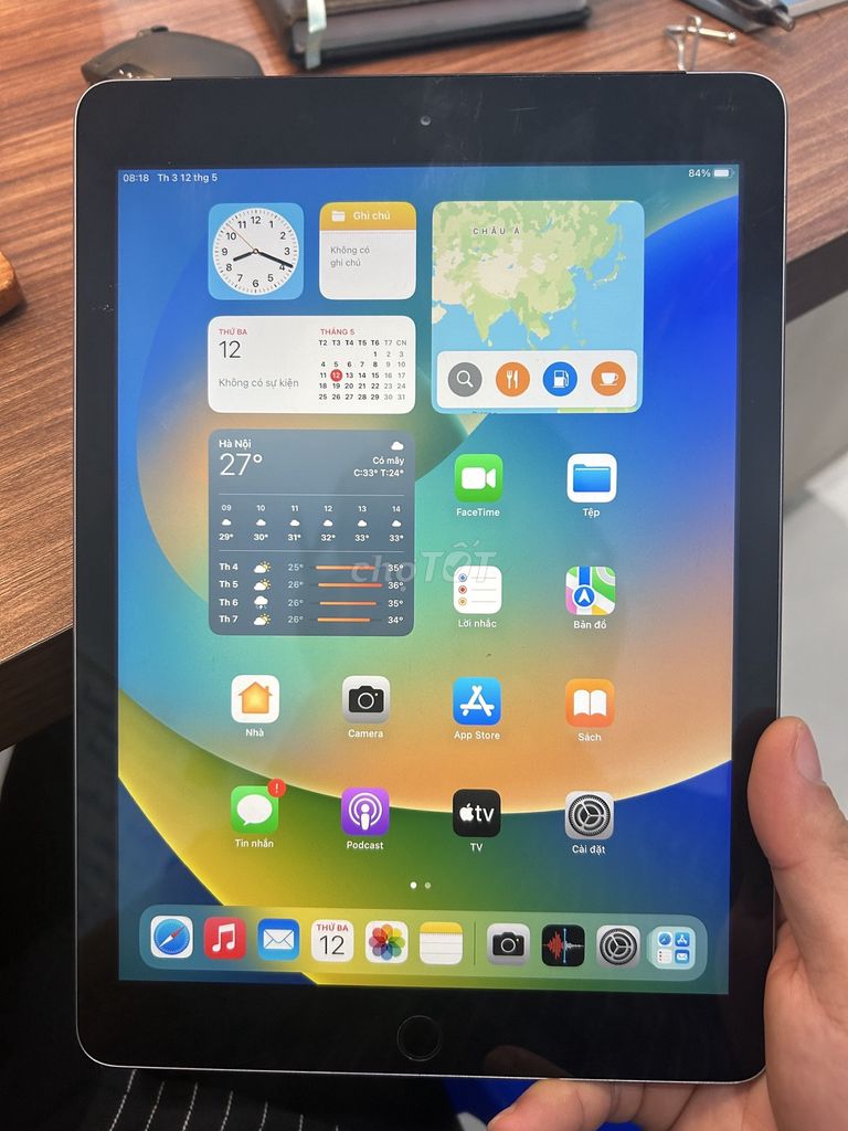 Ipad gen 5 32GB Wifi +4G/LTE. Máy full phụ kiện. Mua bán Máy tính bảng tại Quận Hai Bà Trưng Hà Nội được đăng bởi Đỗ Trung Hiếu hình 1