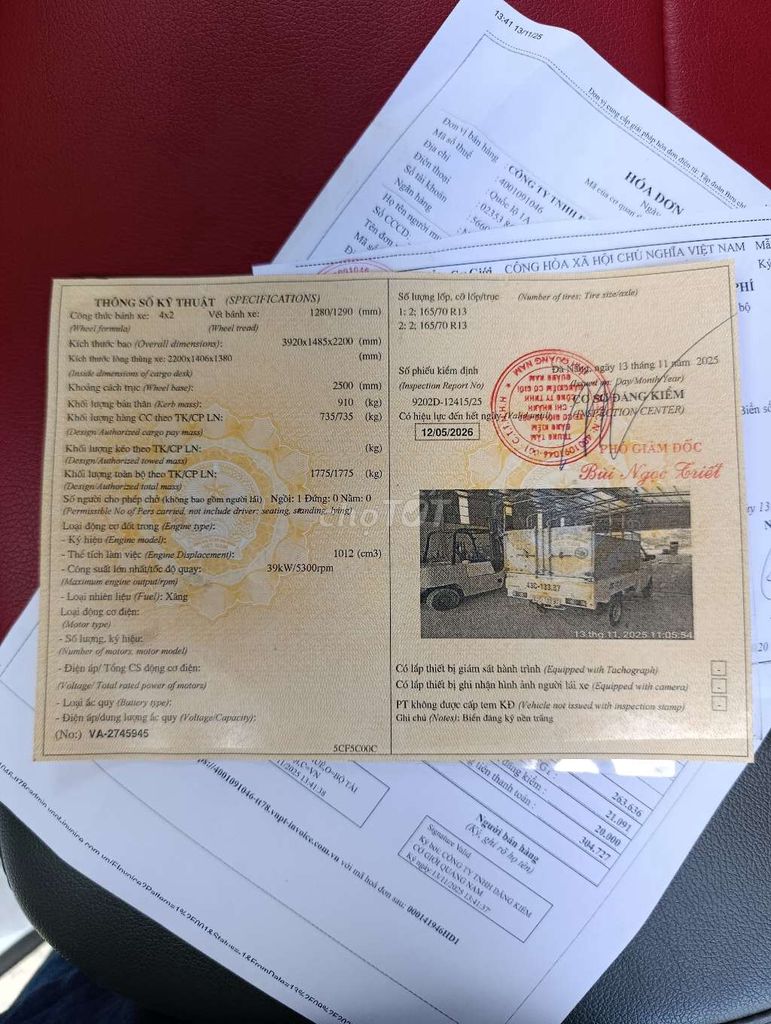 Changan 750kg đời 2016. Mua bán Xe tải, xe ben tại Thị xã Điện Bàn Quảng Nam được đăng bởi Đình Nhân hình 5