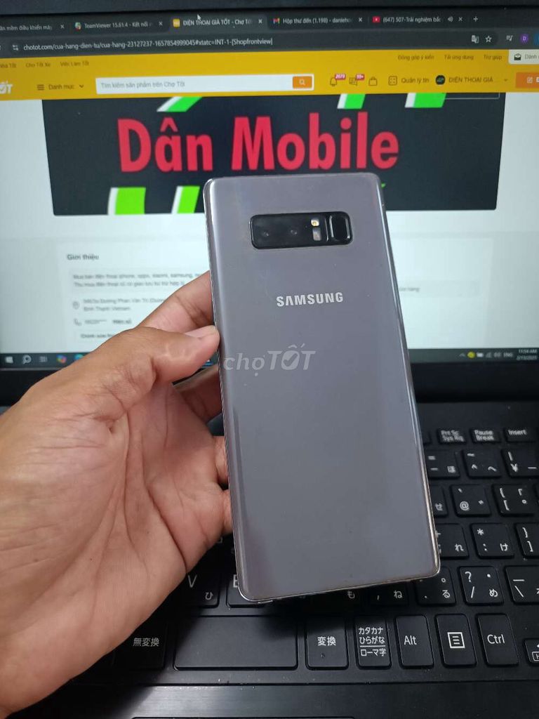 SAMSUNG NOTE 8 6GB.64GB MÁY HÀN 1 SIM ZIN FULL CN