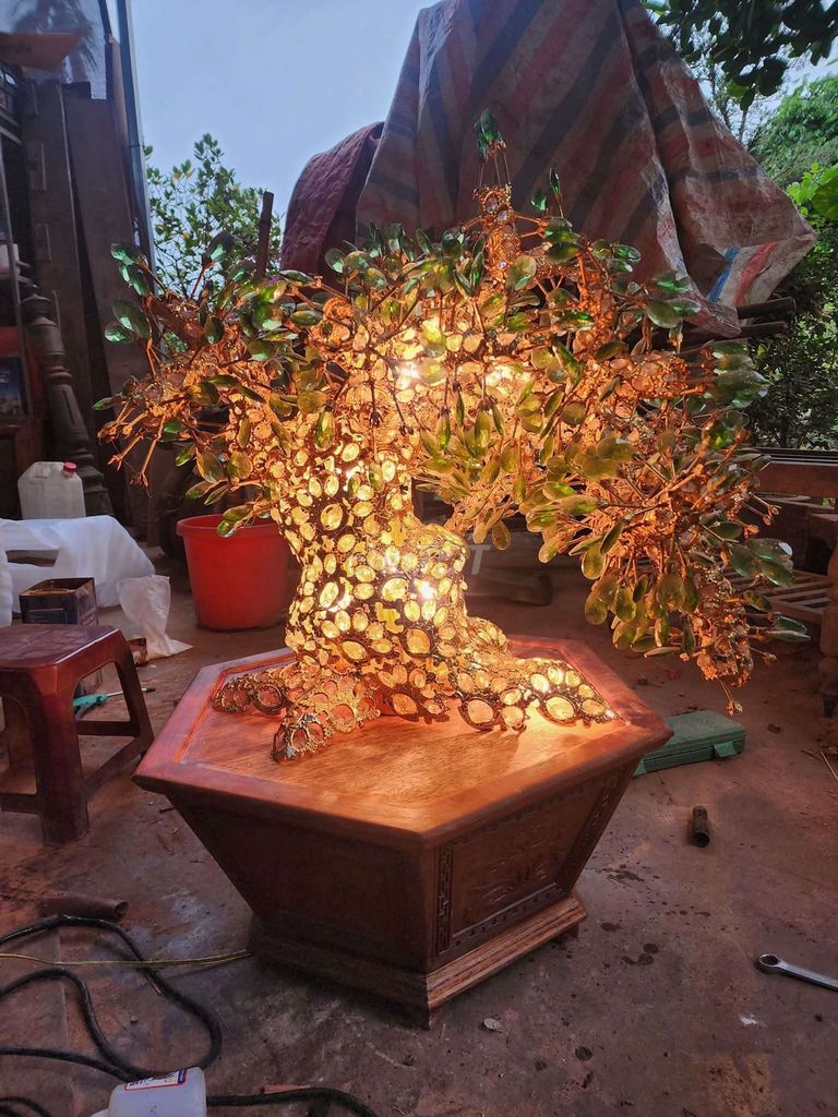 Đèn trang trí Bonsai. Mua bán Đèn tại Quận Long Biên Hà Nội được đăng bởi Sơn Nội Thất hình 1