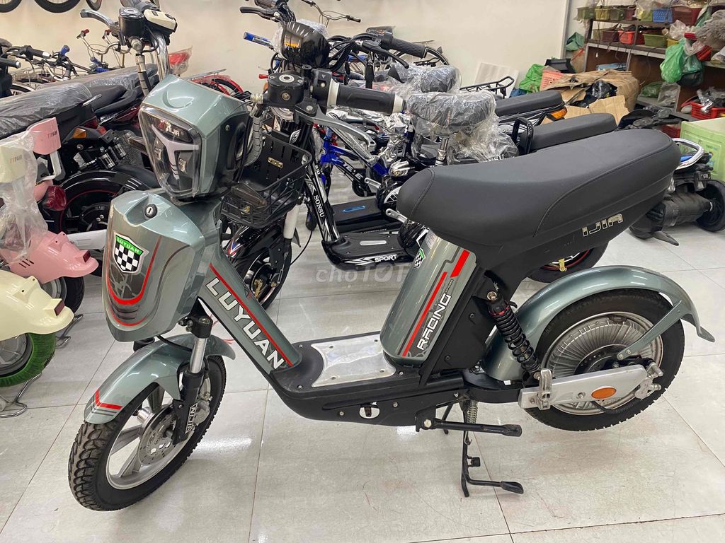 Xe đạp điện LUYUAN CAP màu Xám. Mua bán Xe điện tại Thành phố Thuận An Bình Dương được đăng bởi Nguyễn Đức Khải hình 1