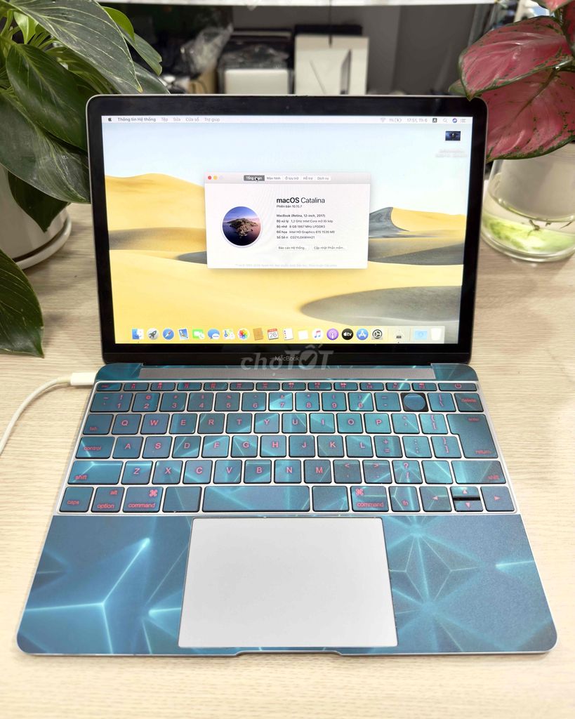 Macbook Retina 2017 M3 Ram 8 SSD 256gb 12” pinnew. Mua bán Laptop tại Quận Hai Bà Trưng Hà Nội được đăng bởi Akiba shop hình 1