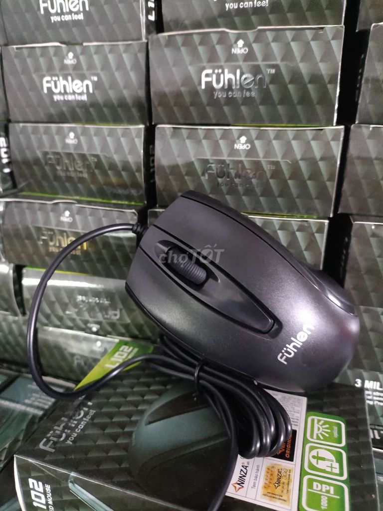 Chuột Fuhlen L102 Có dây Đen. Mua bán Phụ kiện (Màn hình, Chuột...) tại Thành phố Thủ Đức Tp Hồ Chí Minh được đăng bởi Cũ Giá Rẻ hình 1