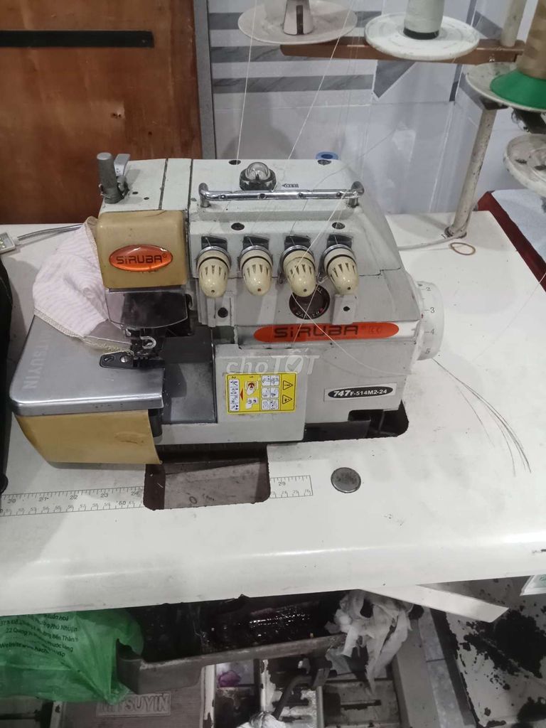 Máy vắt sổ Siruba 747F-514M2-24 5 chỉ điện tử. Mua bán Đồ chuyên dụng, Giống nuôi trồng tại Quận Gò Vấp Tp Hồ Chí Minh được đăng bởi pham huu truong hình 1
