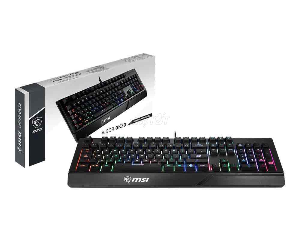 Bàn phím gaming MSI Vigor GK20. Mua bán Phụ kiện (Màn hình, Chuột...) tại Huyện Long Phú Sóc Trăng được đăng bởi Hoàng Thanh hình 1