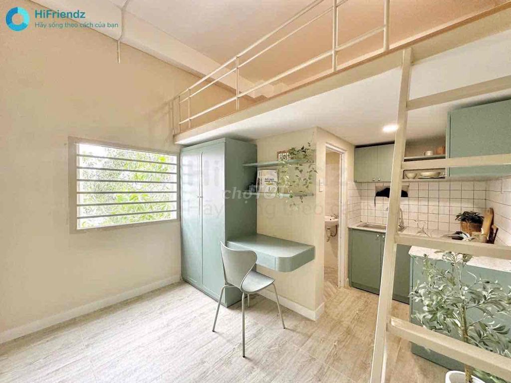 CHO THUÊ PHÒNG GÁC CAO MỚI 100% - KHÔNG GIỚI HẠN NGƯỜI Ở NGAY B.THANH