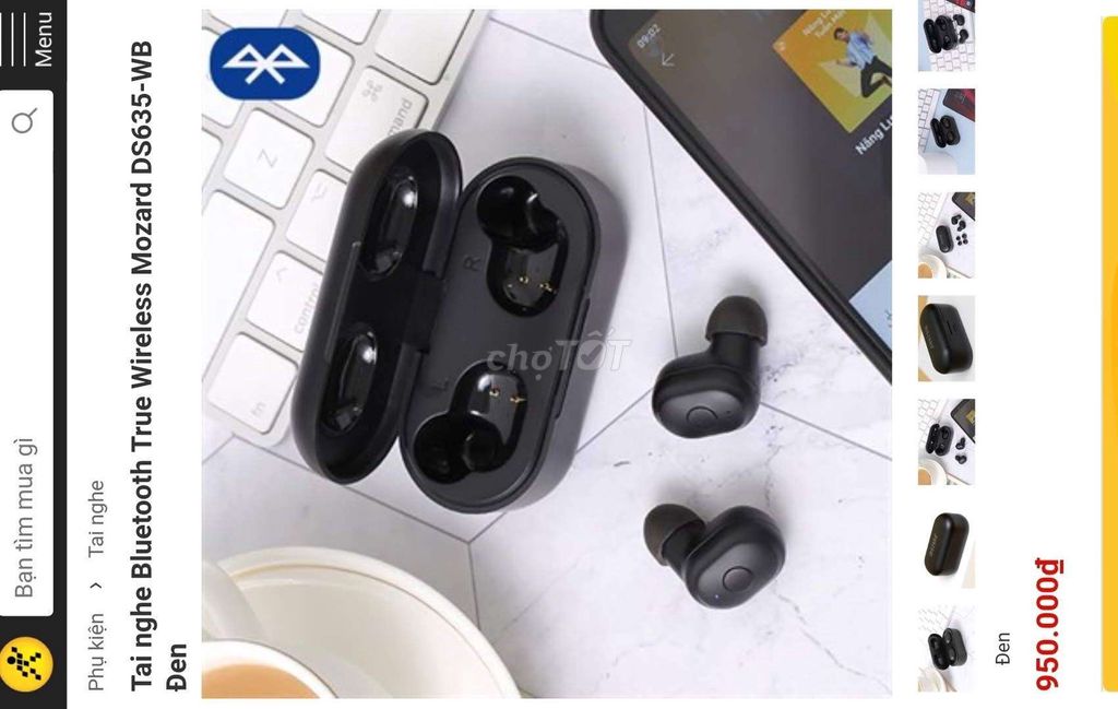 Tai nghe Bluetooth Mozard DS635 nghe siêu hay chat. Mua bán Tivi, Âm thanh tại Quận 8 Tp Hồ Chí Minh được đăng bởi Minh hào hình 1