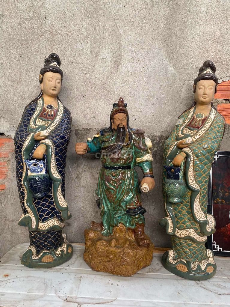 Tượng Phật Quan Âm giỏ cá 70cm. Mua bán Đồ sưu tầm, đồ cổ tại Quận 1 Tp Hồ Chí Minh được đăng bởi Mr Gia Huy hình 1
