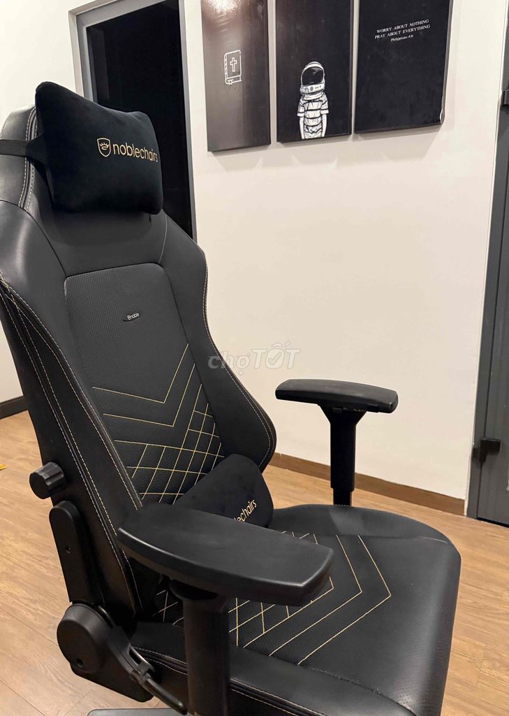 Ghế gaming Noblechairs da Đen. Mua bán Bàn ghế tại Quận Thanh Khê Đà Nẵng được đăng bởi Vinh Nguyen hình 1