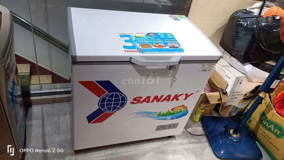 TL tủ đông Sanaky 175 lít còn mới  bao ship SG