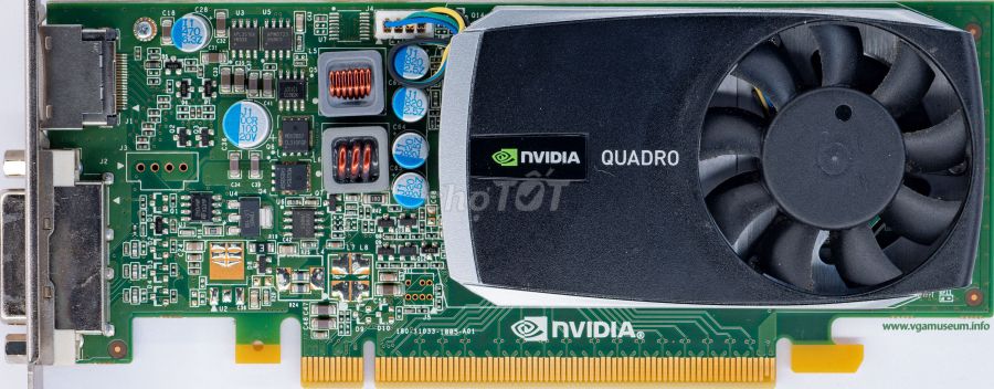 VGA Quadro 600 1gb D3 128bit bo lùn