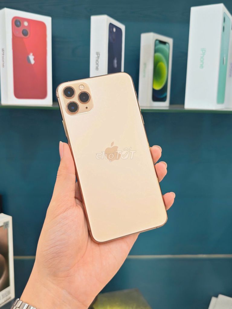SALE iPhone 11 Pro Max 64GB Vàng Quốc tế Chuẩn Zin. Mua bán Điện thoại tại Quận Phú Nhuận Tp Hồ Chí Minh được đăng bởi TYMO Việt Nam hình 1