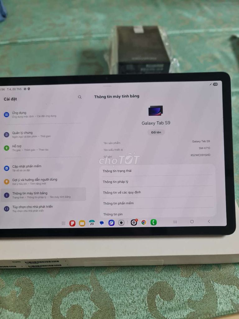 Samsung Tab S9 12GB/256GB Đen. Mua bán Máy tính bảng tại Quận Tân Bình Tp Hồ Chí Minh được đăng bởi Sơn hình 1