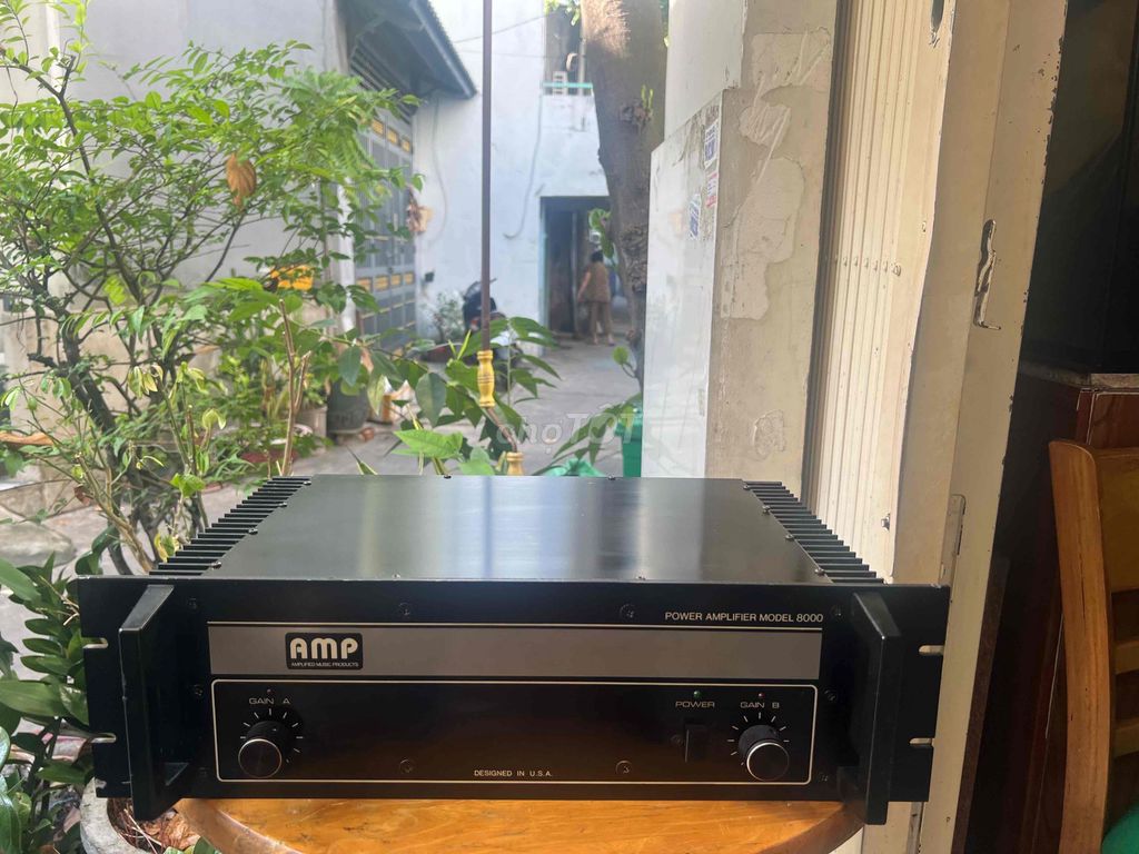 Amply AMP 8000 Đen Mỹ 100V. Mua bán Tivi, Âm thanh tại Quận Bình Tân Tp Hồ Chí Minh được đăng bởi Sơn hình 1