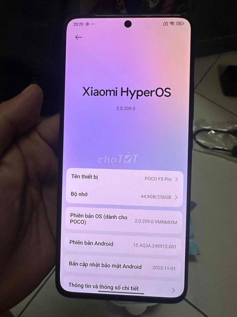 Xiaomi POCO F5 Pro 16GB/256GB Đen. Mua bán Điện thoại tại Quận Gò Vấp Tp Hồ Chí Minh được đăng bởi Nguyễn Phương hình 1