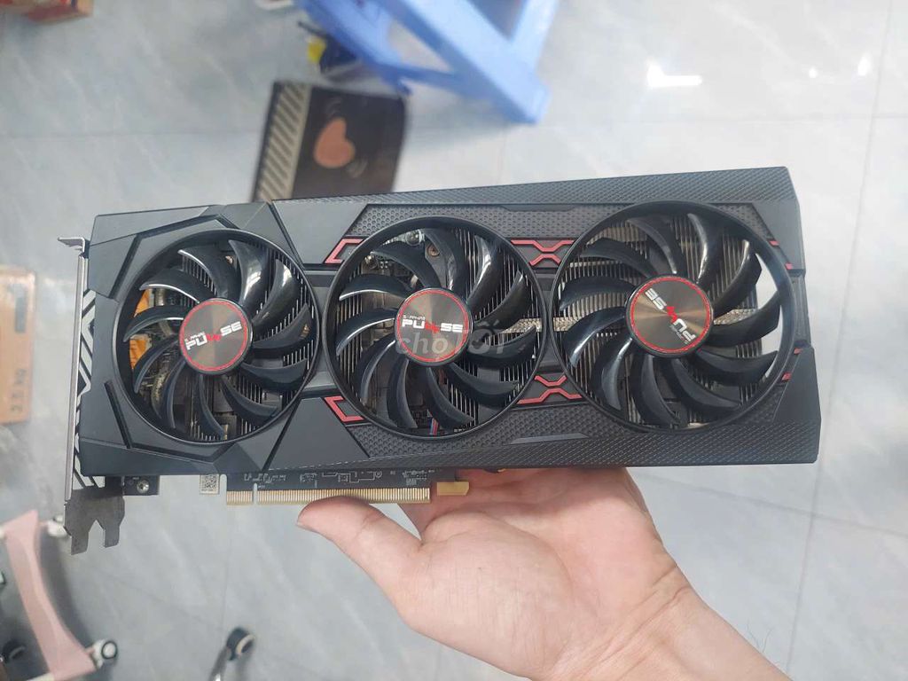 Card đồ họa Sapphire RX5600XT 6GB Đen 3 quạt. Mua bán Linh kiện (RAM, Card...) tại Quận Bình Tân Tp Hồ Chí Minh được đăng bởi Mai Hoài Giang hình 1