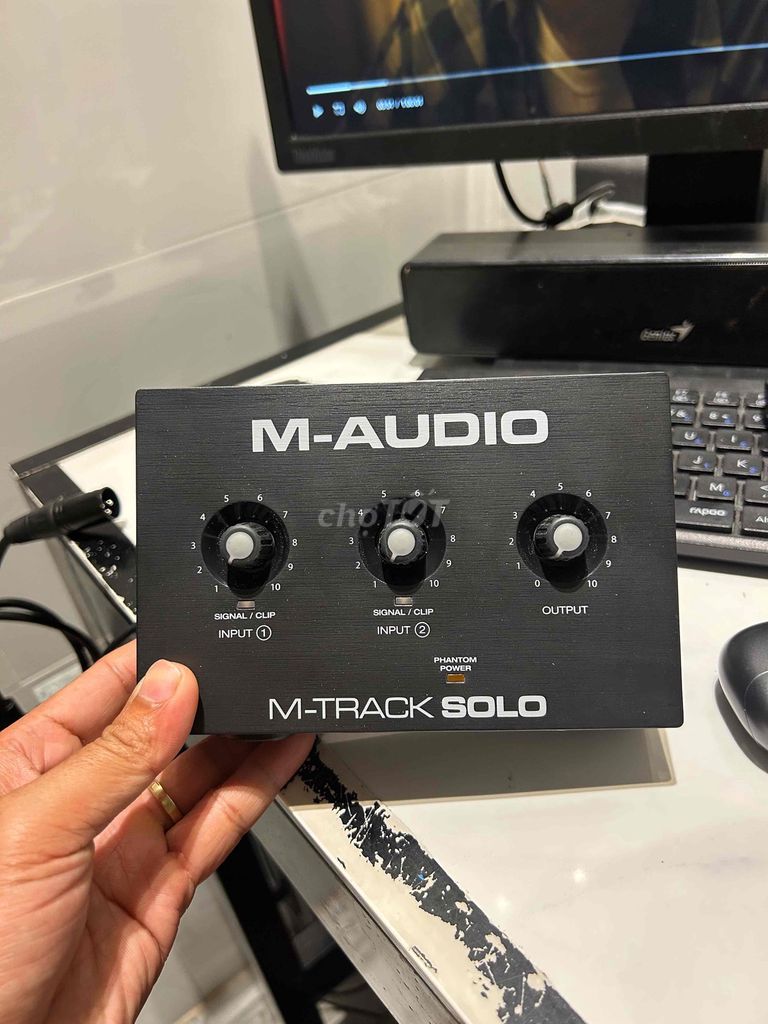 Bộ thu âm M-Audio M-Track solo - Micro takstar. Mua bán Tivi, Âm thanh tại Huyện Trần Văn Thời Cà Mau được đăng bởi Thời Nguyễn hình 1