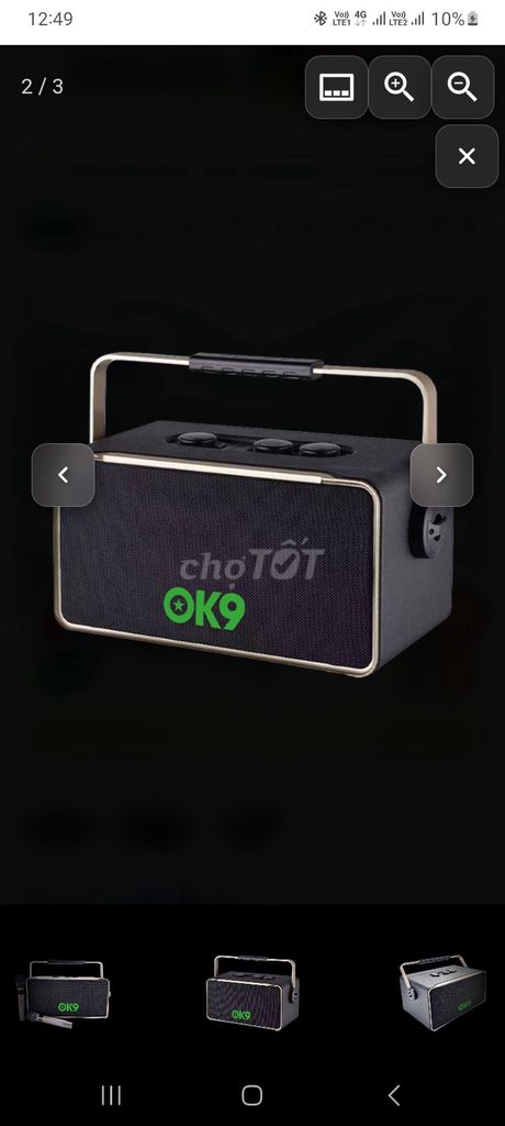 Loa karaoke xách tay OK9 mới. Mua bán Tivi, Âm thanh tại Thành phố Biên Hòa Đồng Nai được đăng bởi Hy Gia hình 1
