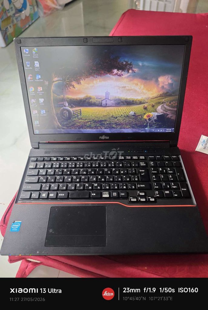 Laptop Fujitsu màu Đen. Mua bán Laptop tại Huyện Cẩm Mỹ Đồng Nai được đăng bởi Phạm Phương hình 1