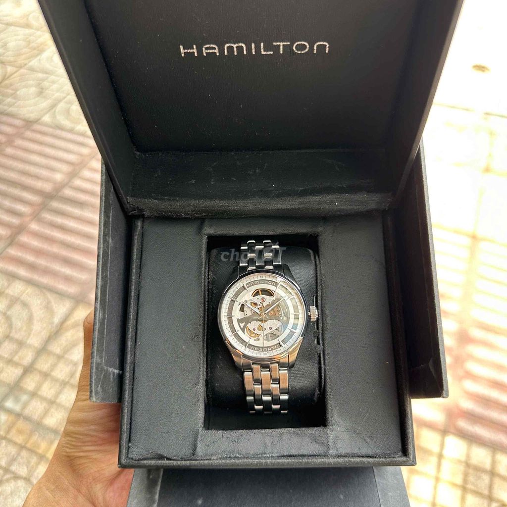 Hamilton Jazzmaster Skeleton H425551510 40mm. Mua bán Đồng hồ tại Quận Hoàng Mai Hà Nội được đăng bởi tuấn ninh  hình 1