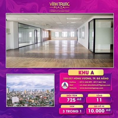 VĂN PHÒNG VĨNH TRUNG PLAZA – KHÔNG GIAN PHÙ HỢP CHO DOANH NGHIỆP