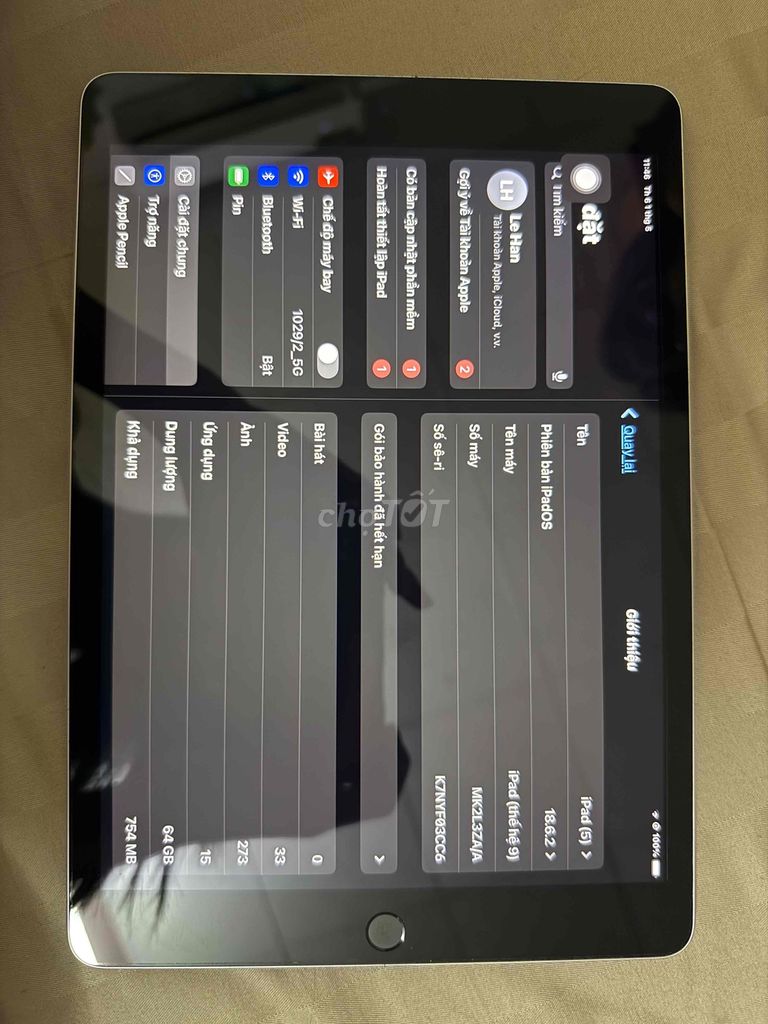 Apple iPad Gen 9 64GB Bạc. Mua bán Máy tính bảng tại Quận 6 Tp Hồ Chí Minh được đăng bởi huệ hình 1