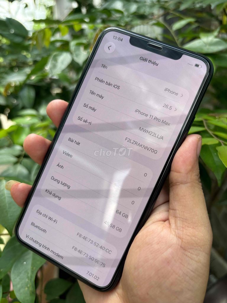 Apple iPhone 11 Pro Max 64GB Xanh rêu 98.5%. Mua bán Điện thoại tại Huyện Bình Chánh Tp Hồ Chí Minh được đăng bởi Lâm mobiphone hình 1