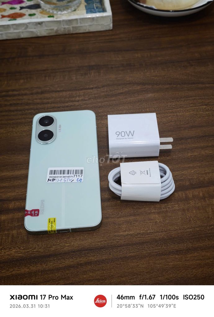 Redmi Turbo 4 Pro 12/512 Xanh sạc 90w có ship COD. Mua bán Điện thoại tại Quận Hoàng Mai Hà Nội được đăng bởi Trần Ngọc Hiếu hình 1