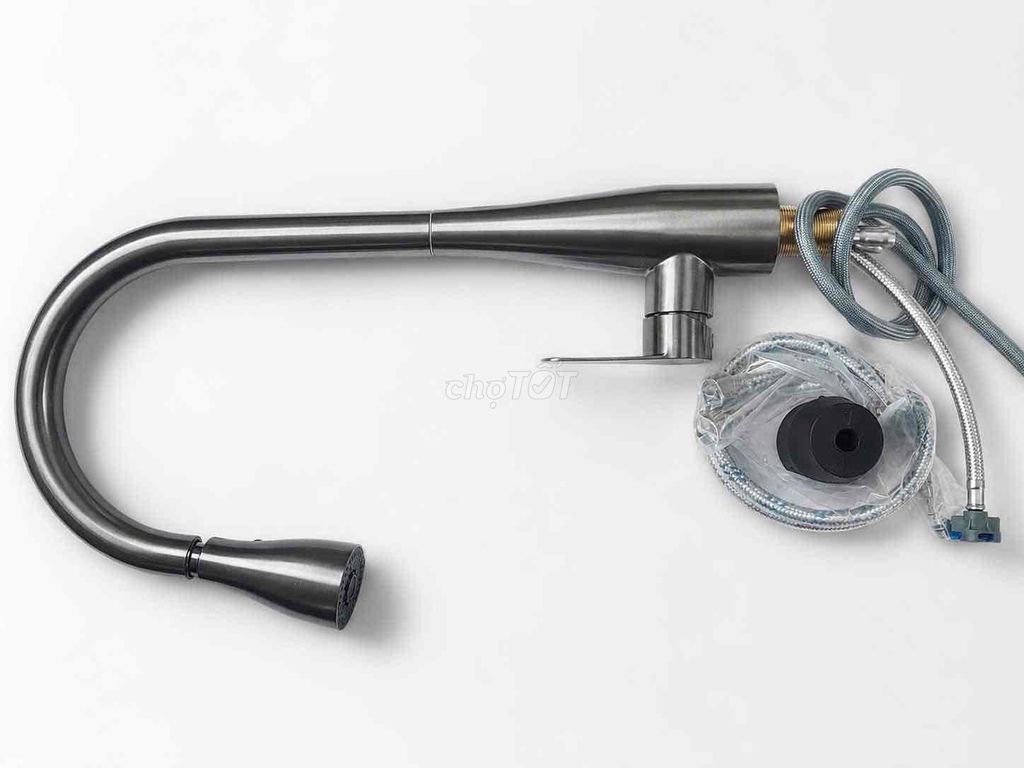 Vòi rửa bát nóng lạnh dây rút. Mua bán Thiết bị vệ sinh, nhà tắm tại Huyện Gia Lâm Hà Nội được đăng bởi Nguyễn Nghĩa hình 1