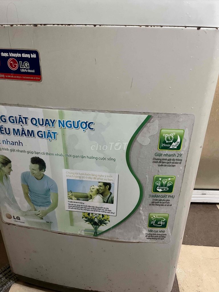 Bán máy giặt cũ LG TurboDrum 7.2kg