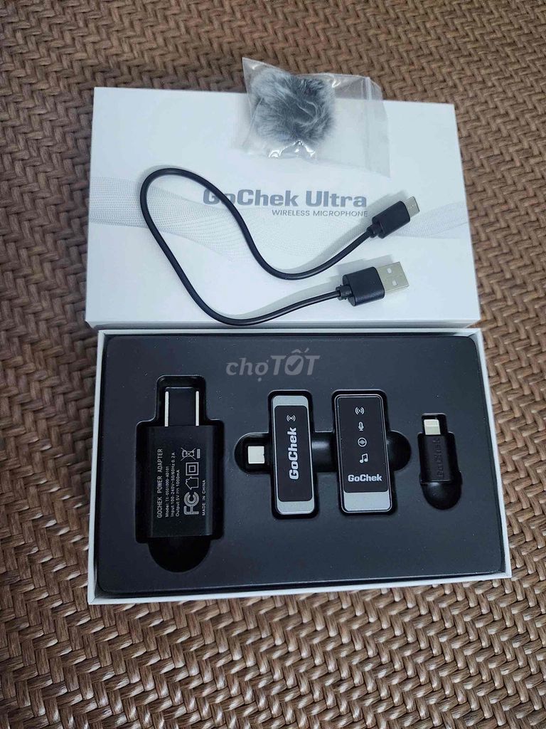 Microphone GoChek Ultra Đen. Mua bán Tivi, Âm thanh tại Quận Cầu Giấy Hà Nội được đăng bởi Hoàng Văn Tân hình 1