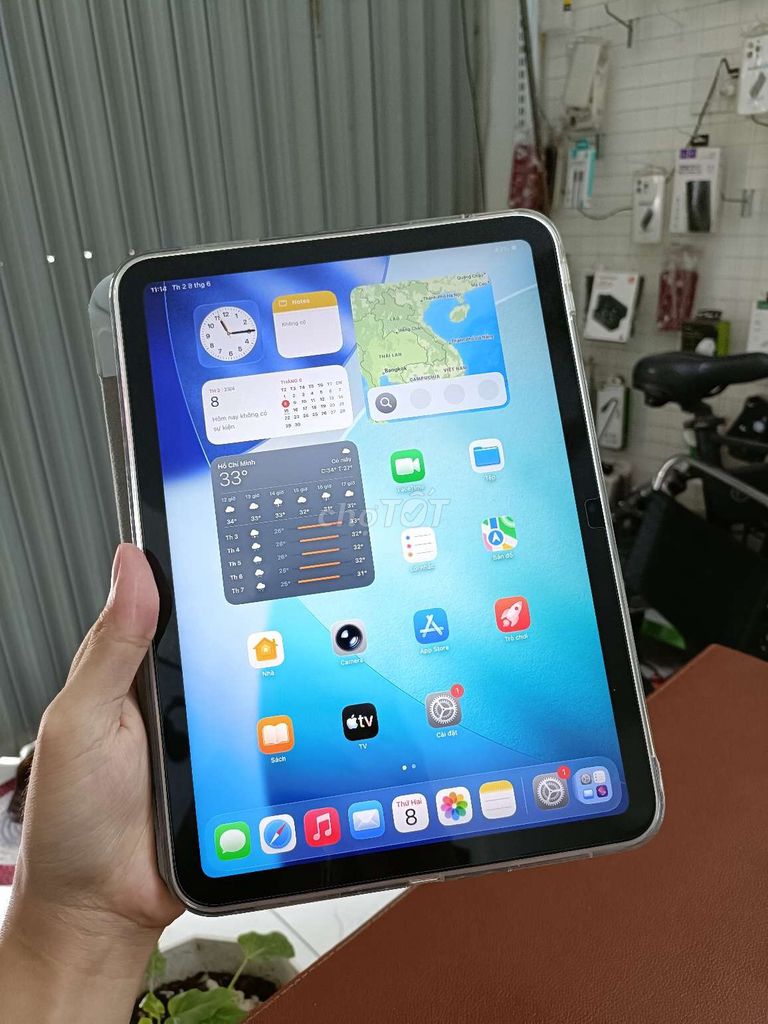  iPad Gen 11 128GB Bạc sạc 36 lần BH 2027, kèm bút. Mua bán Máy tính bảng tại Quận Thanh Khê Đà Nẵng được đăng bởi TT PHONE hình 1