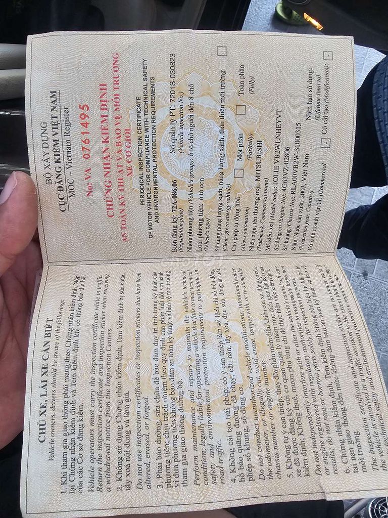 Jolei 2003 - 299999 km. Mua bán Ô tô tại Huyện Hóc Môn Tp Hồ Chí Minh được đăng bởi Văn sang hình 10