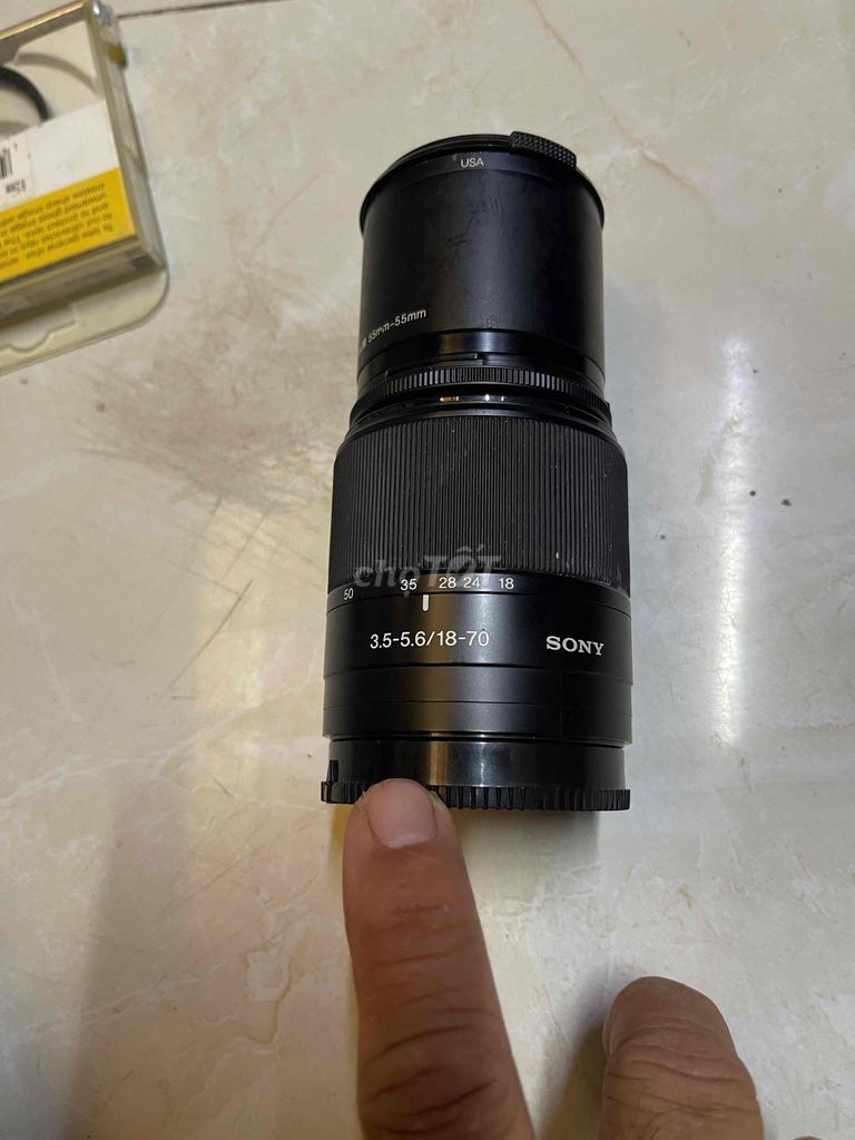 Ống kính Sony DT 3.5-5.6/18-70 Đen. Mua bán Máy ảnh, Máy quay tại Quận 3 Tp Hồ Chí Minh được đăng bởi Thao Tran hình 1