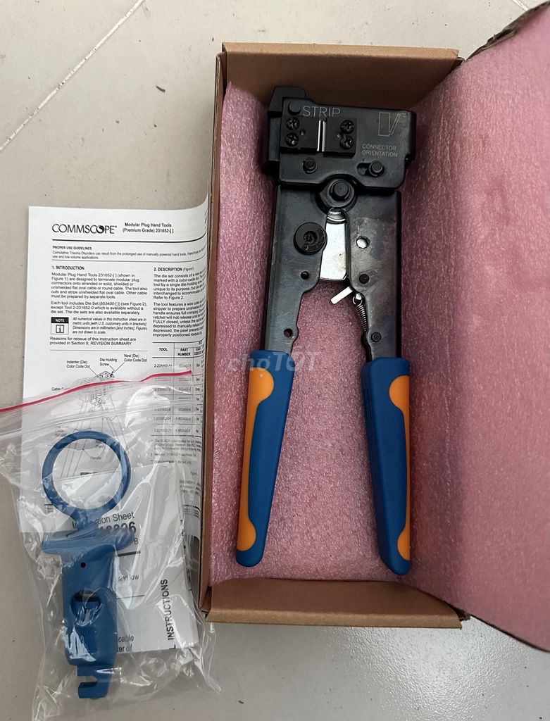 Kìm bấm mạng Commscope  Mới. Mua bán Đồ chuyên dụng, Giống nuôi trồng tại Huyện Châu Thành Kiên Giang được đăng bởi Duong Xuan Hung hình 1