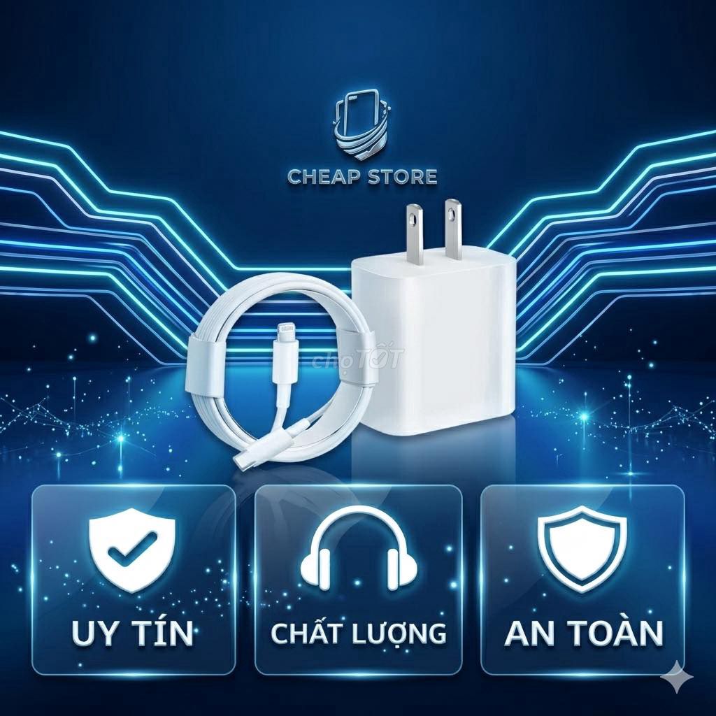 Bộ sạc Apple Trắng. Mua bán Phụ kiện (Màn hình, Chuột...) tại Quận Hoàng Mai Hà Nội được đăng bởi store cheap hình 1