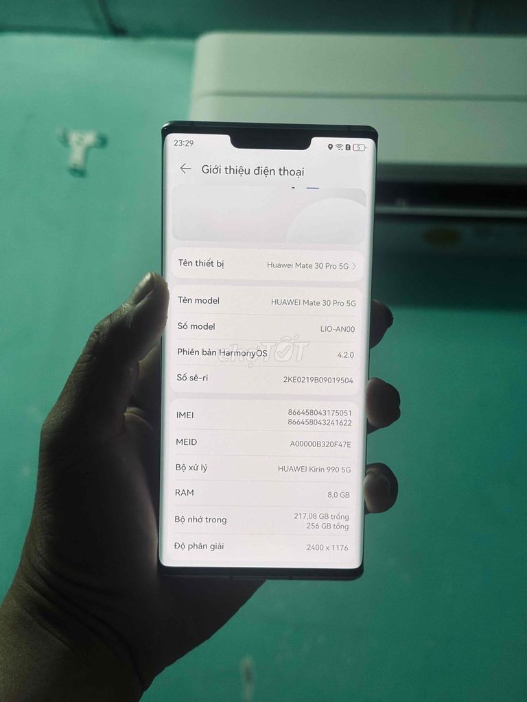 Huawei Mate 30 Pro 5G 256 google full ngan hang. Mua bán Điện thoại tại Huyện Cao Lãnh Đồng Tháp được đăng bởi minh dt zin 66 hình 1