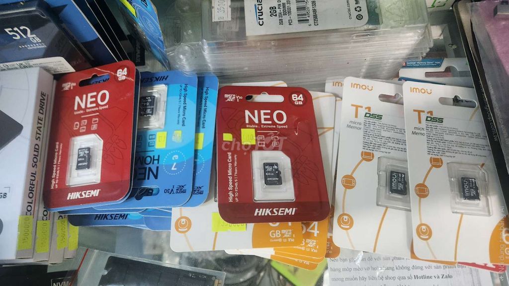 Thẻ nhớ Hiksemi Neo 64GB. Mua bán Phụ kiện (Màn hình, Chuột...) tại Thành phố Sóc Trăng Sóc Trăng được đăng bởi CTY TNHH Tin học 463 hình 1