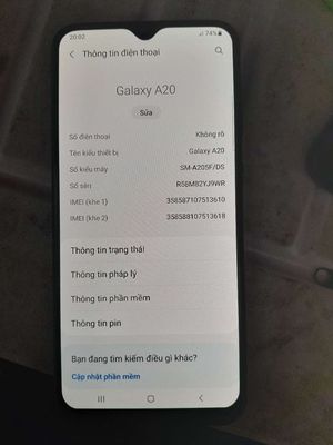 Samsung Galaxy A20 Xanh dương Đã sử dụng. Mua bán Điện thoại tại Quận Sơn Trà Đà Nẵng được đăng bởi bảo trâm