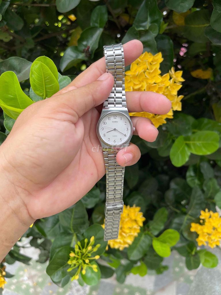 Đồng hồ Casio Thép Bạc Unisex. Mua bán Đồng hồ tại Huyện Cầu Kè Trà Vinh được đăng bởi Đức Trí Tâm hình 1