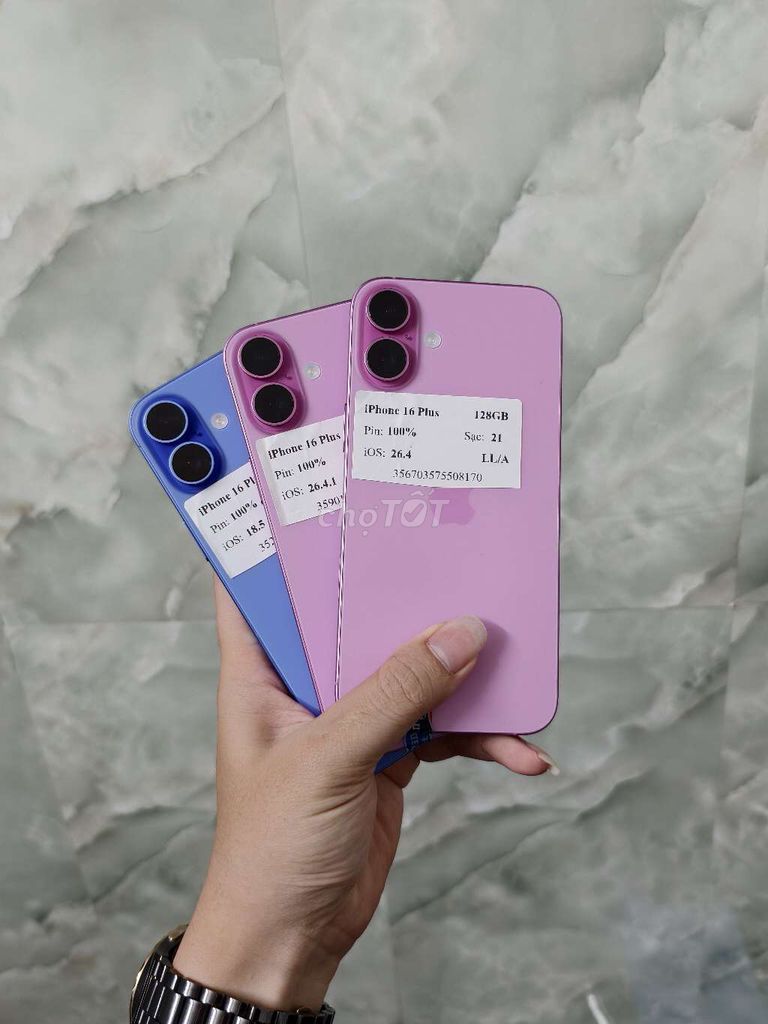 iPhone 16 Plus 128GB Tím. Mua bán Điện thoại tại Huyện Đông Anh Hà Nội được đăng bởi Đại Húp iPhone Lock Đông Anh hình 1