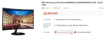 Cần bán màn hình cong Samsung 23.8 inch cũ. Mua bán Phụ kiện (Màn hình, Chuột...) tại Quận Gò Vấp Tp Hồ Chí Minh được đăng bởi Bui Thien An