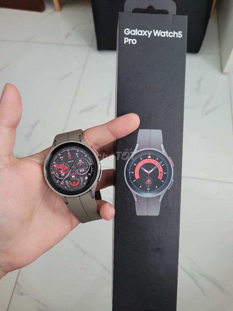 Samsung Watch 5 Pro Xám. Mua bán Thiết bị đeo thông minh tại Quận Bình Thạnh Tp Hồ Chí Minh được đăng bởi Nguyễn Minh Đăng hình 1