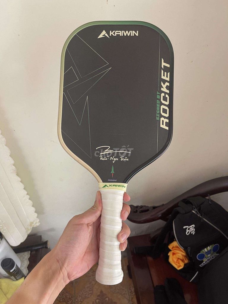 Vợt pickleball Kaiwin Rocket Đen, Xanh lá. Mua bán Đồ thể thao, Dã ngoại tại Thành phố Bến Tre Bến Tre được đăng bởi Phạm Lê Khánh Trình hình 1