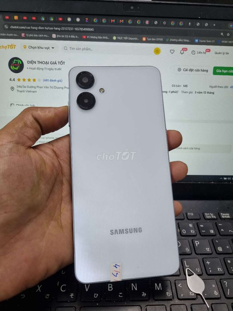 SAMSUNG A06 6GB.128GB PIN 5000 ZIN ĐẸP FULL CN. Mua bán Điện thoại tại Quận Bình Thạnh Tp Hồ Chí Minh được đăng bởi Dân Mobile hình 1