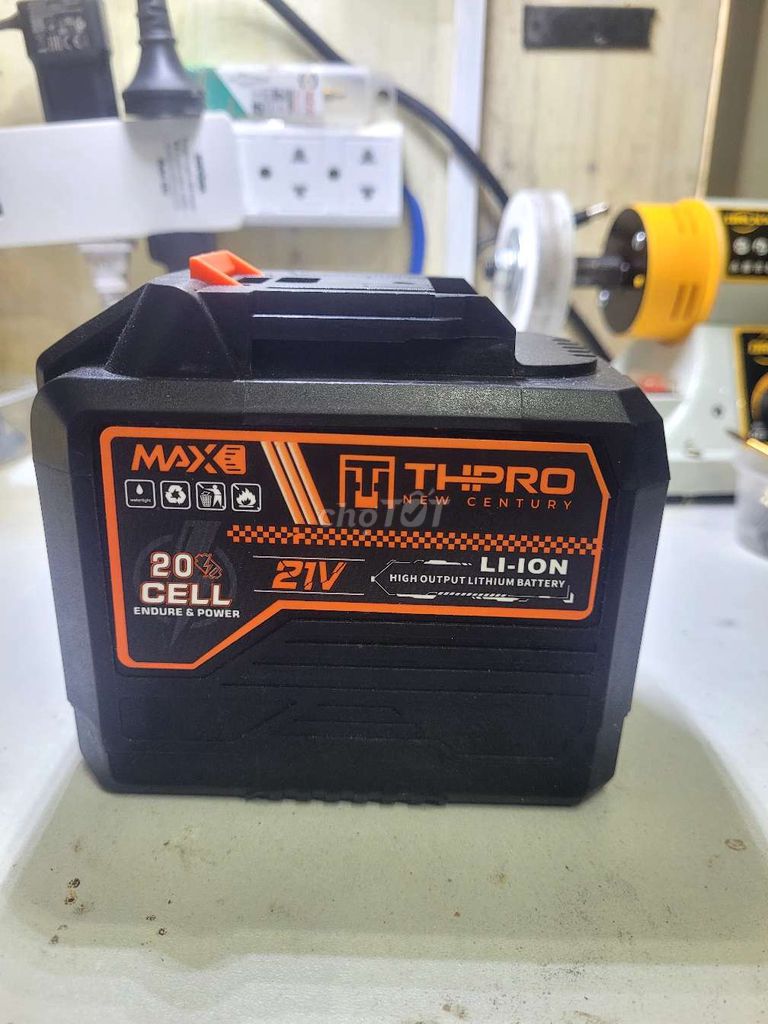 Pin Li-ion THPRO 20 Cell 21V Đen. Mua bán Đồ chuyên dụng, Giống nuôi trồng tại Thành phố Thuận An Bình Dương được đăng bởi Bình Lê hình 1