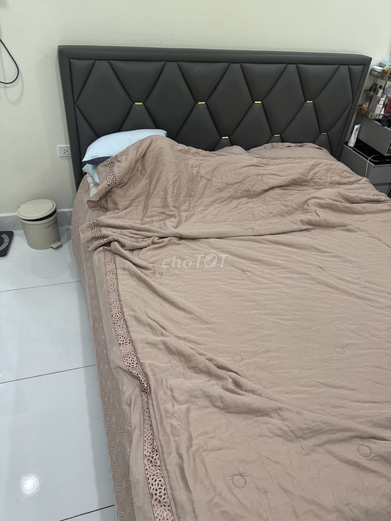 Giường da xám 1m8x2m Đã sử dụng. Mua bán Giường, chăn ga gối nệm tại Quận Ngô Quyền Hải Phòng được đăng bởi Hoàng Thu Thảo hình 1