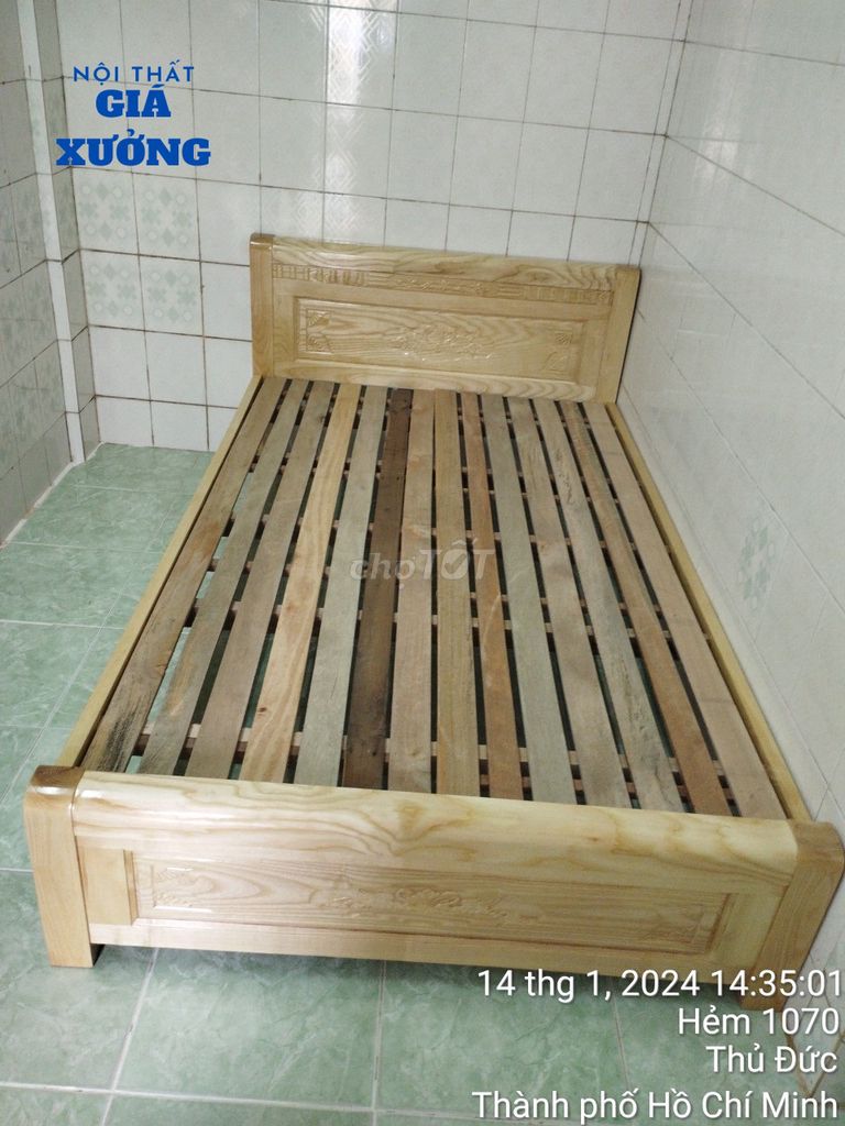 Giường gỗ bền chất --- Hàng mới chất -. Mua bán Giường, chăn ga gối nệm tại Quận 1 Tp Hồ Chí Minh được đăng bởi Nội Thất Giá Xưởng  hình 1